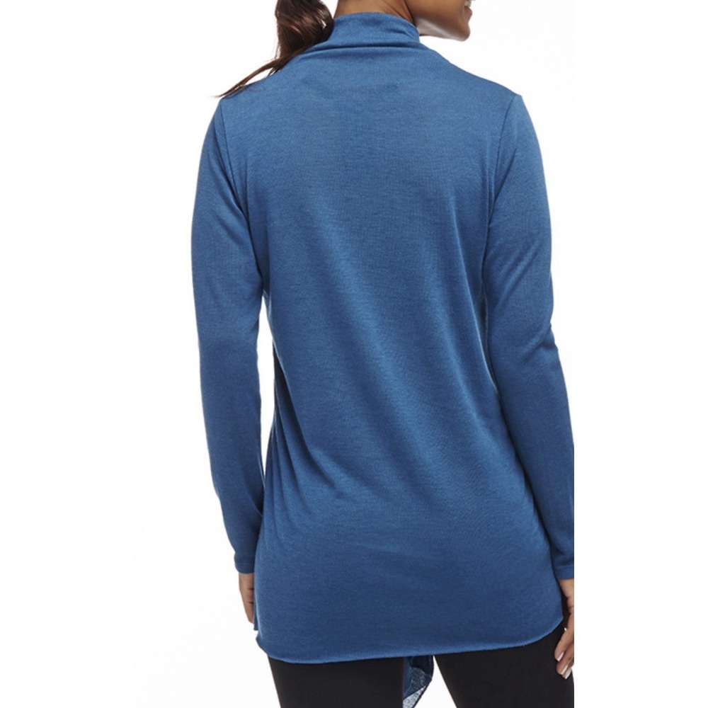 Fabletics Andrea Shrug Blue Cardigan Sweater Bombay Blue XL - Picture 6 of 6